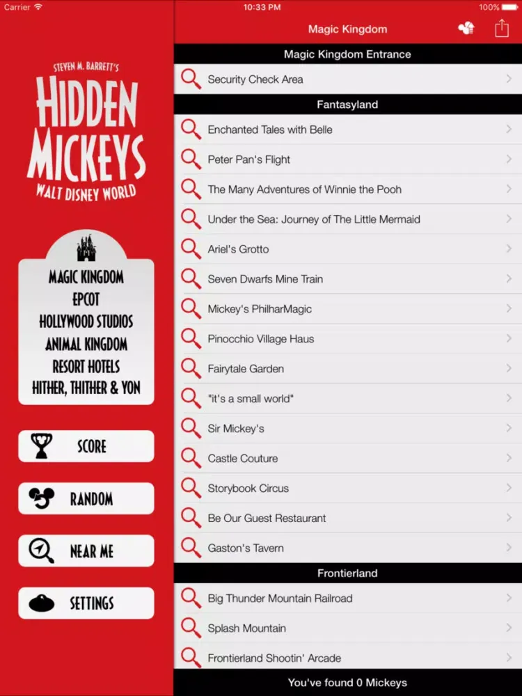 Hidden Mickeys: Disney World iPad  سکرین شاٹس