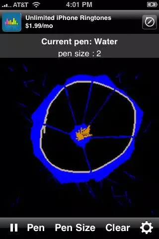 Capturas de tela do Meteors Lite (Falling Sand Game)