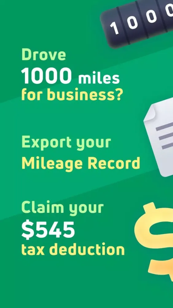 Zrzuty ekranu MileBug - Mileage Tracker Log
