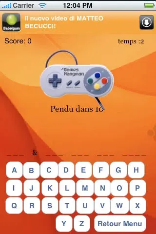 Pendu Jeux Vidéo (Hangman Games) Screenshots