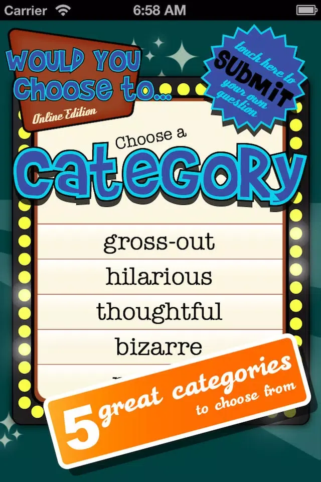 Capturas de pantalla de Would You Choose ... Online - A Rather Fun Party Game