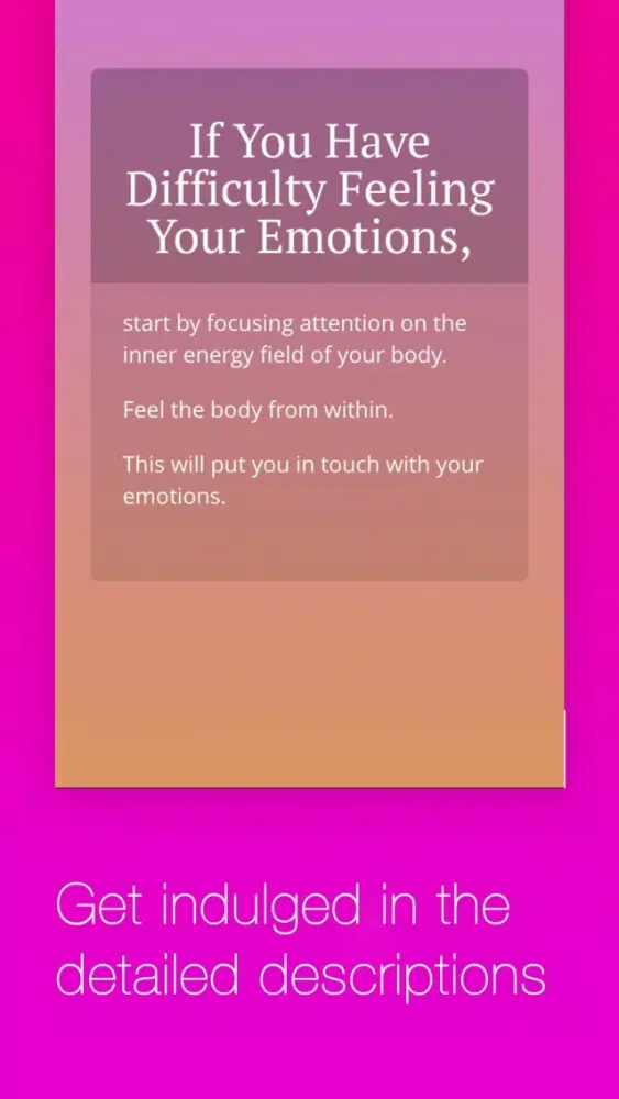 Capturas de pantalla de Eckhart Tolle’s The Power of Now Meditation Deck