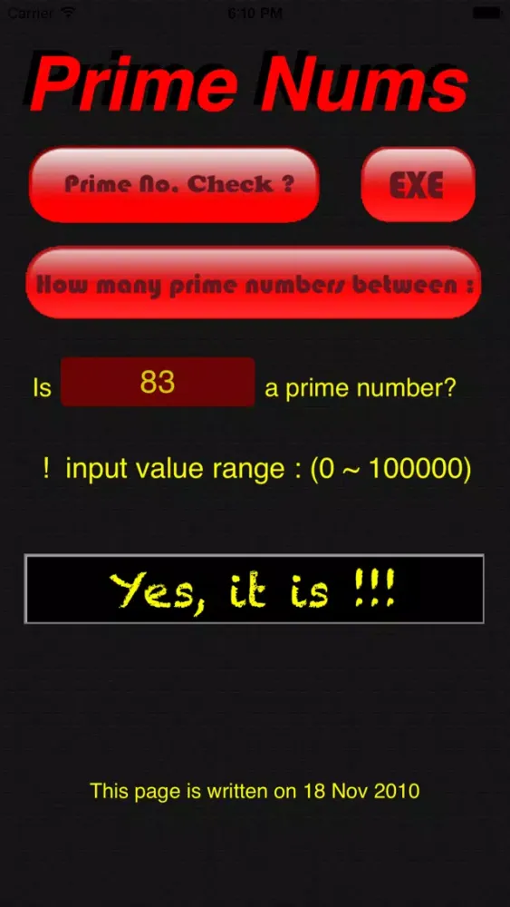 ภาพหน้าจอของ SQRoot Lite (Square Root GCD Prime Numbers 3 in 1)