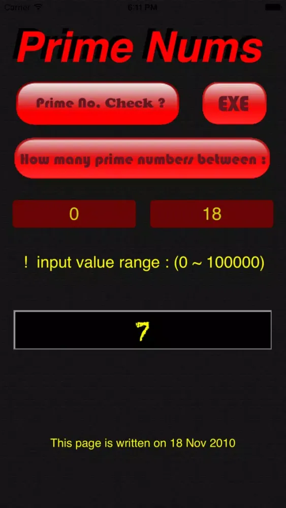 ภาพหน้าจอของ SQRoot Lite (Square Root GCD Prime Numbers 3 in 1)