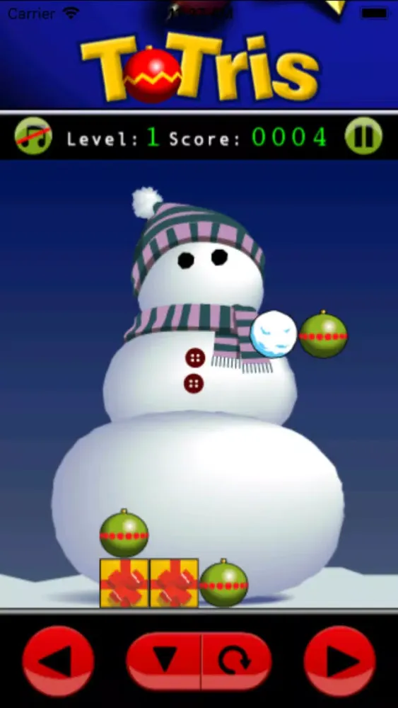 Ảnh chụp màn hình của ToTris - Christmas