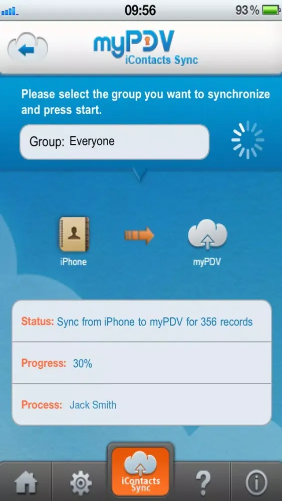 Captures d'écran de iContacts Sync Backup and Manage your Contacts PRO