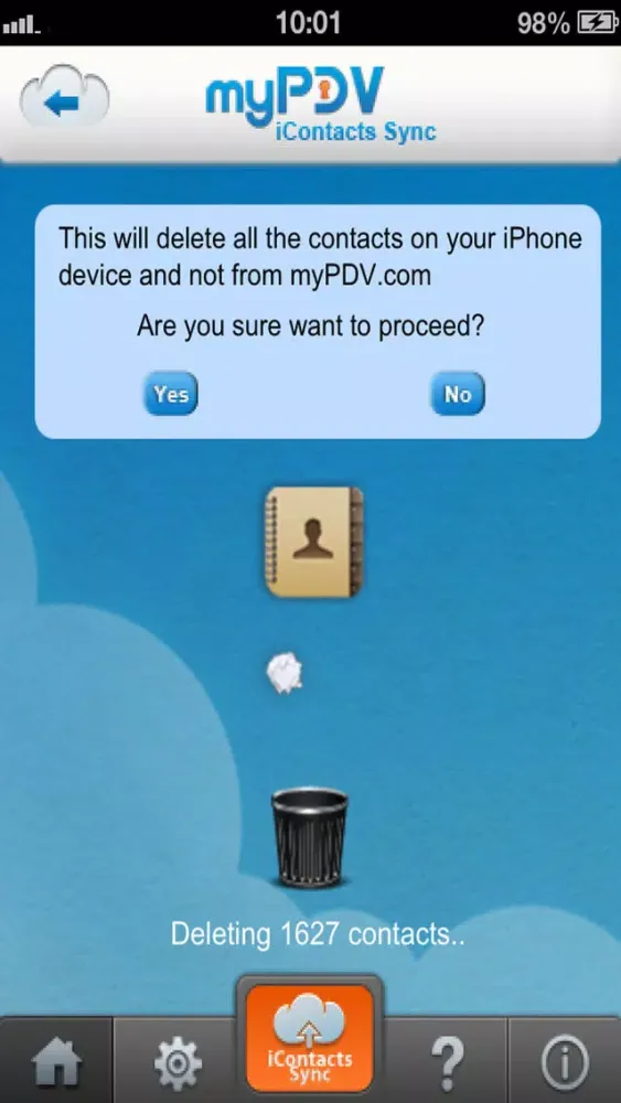 Captures d'écran de iContacts Sync Backup and Manage your Contacts PRO