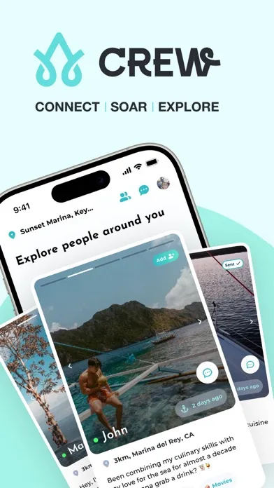 CREW - Connect, Soar, Explore 스크린샷