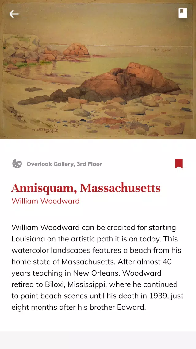 Screenshot di Alexandria Museum of Art