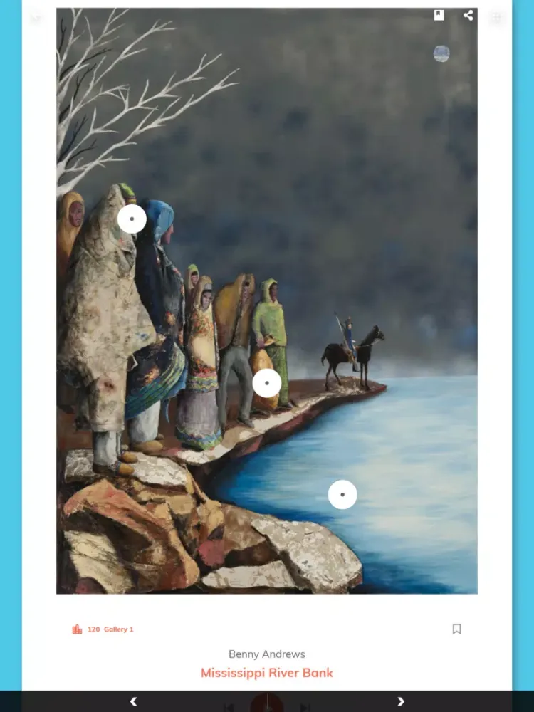 Screenshot di Mississippi museum of art app iPad