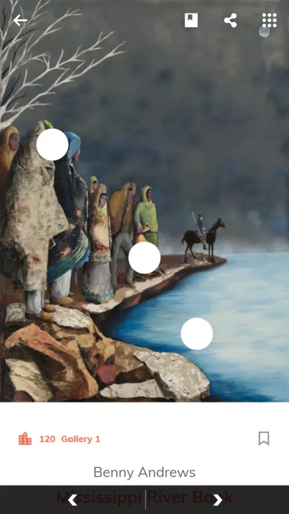 Screenshot di Mississippi museum of art app