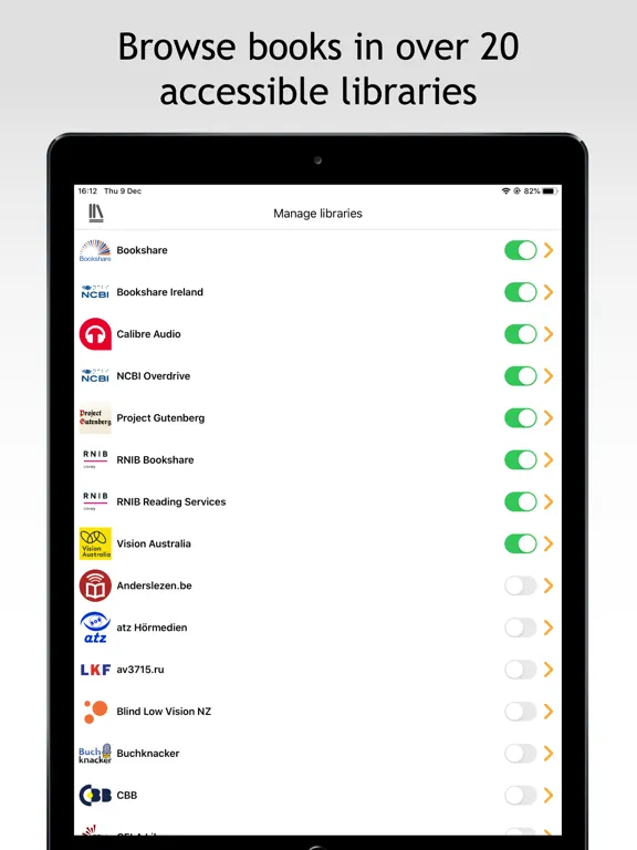 Dolphin EasyReader iPad  Screenshots