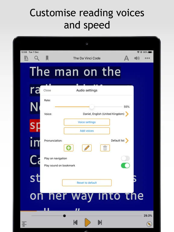 Dolphin EasyReader iPad  Screenshots