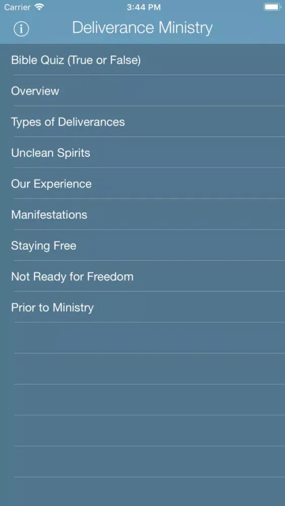 Capturas de pantalla de Deliverance Ministry