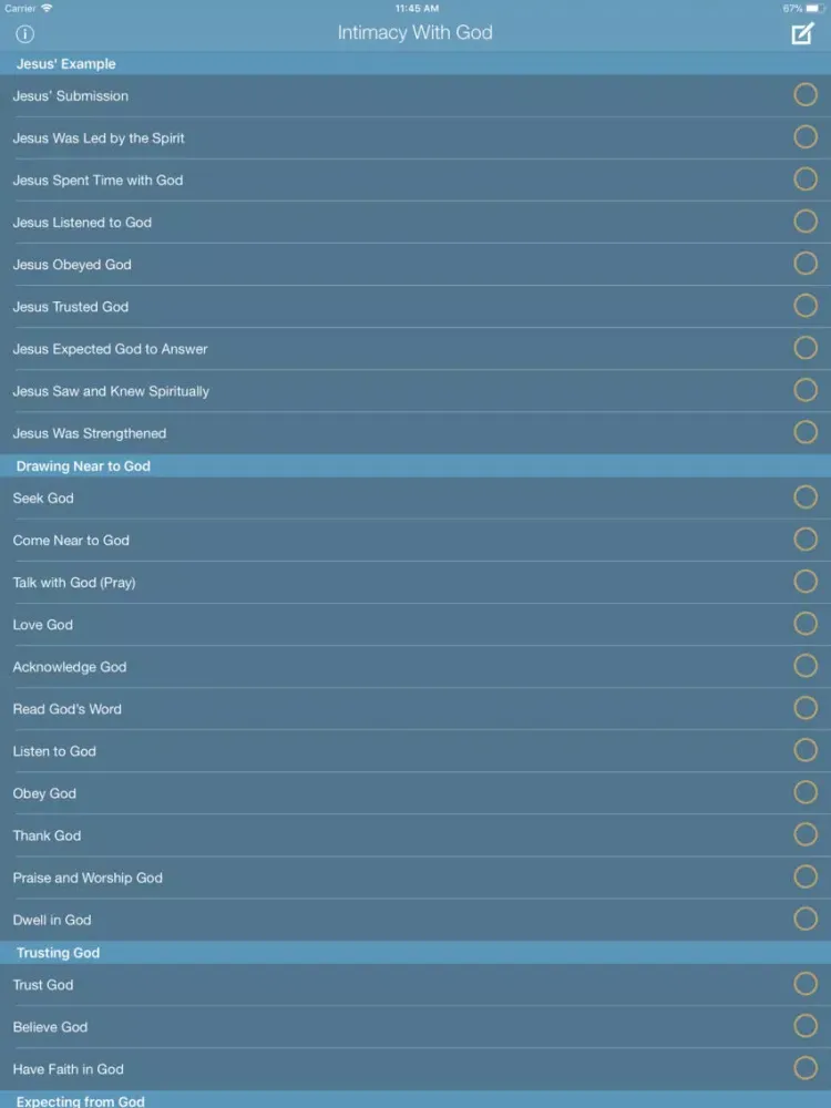 Скриншоты Intimacy with God iPad 