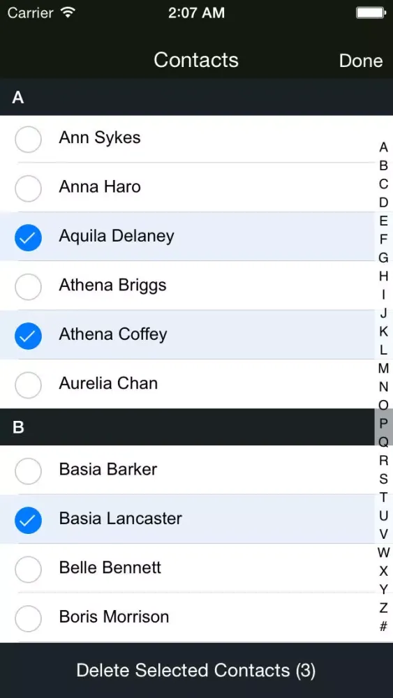 Contact Cleaner - Delete/Restore contacts and Manage your contacts efficiently 스크린샷