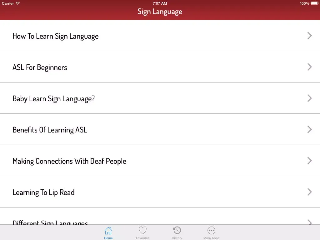 Sign Language Guide - American Sign Language Learning Signs iPad  سکرین شاٹس