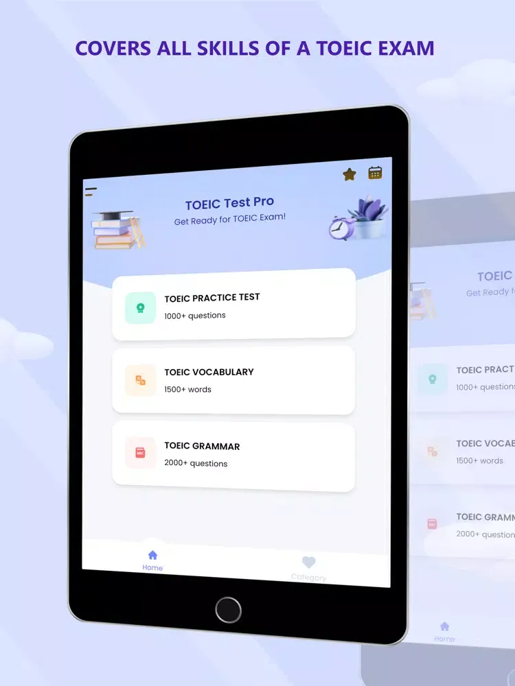 تصاویر Practice for Toeic Test iPad 