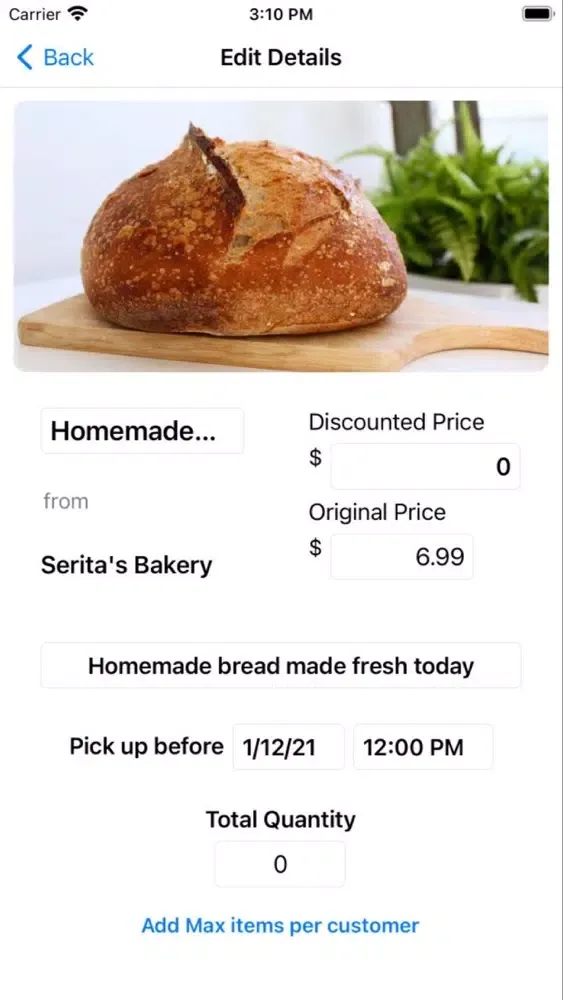Screenshot di Your-Food-Store