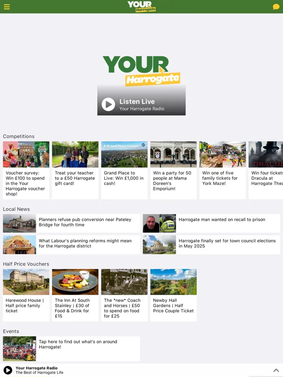 Captures d'écran de Your Harrogate iPad 