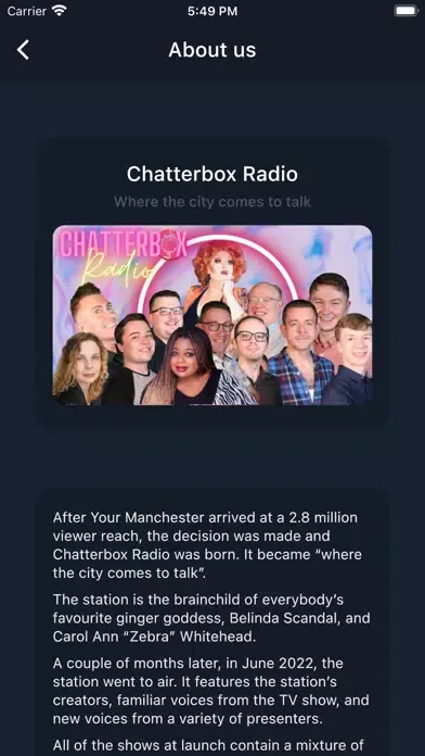 Chatterbox Radio Manchester Screenshots