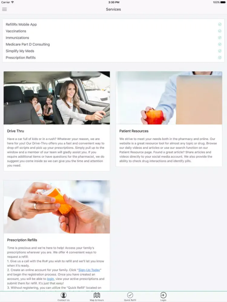 Capturas de pantalla de Your Neighborhood Pharmacy iPad 