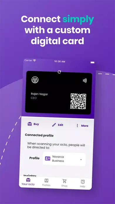 Tangkapan skrin Octo App