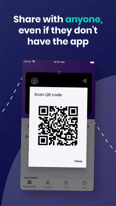 Tangkapan skrin Octo App