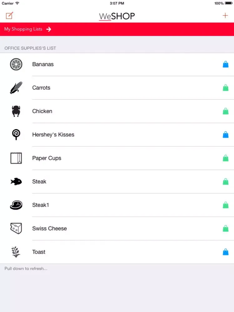 WeSHOP - Shop Together iPad  Ekran Görüntüleri