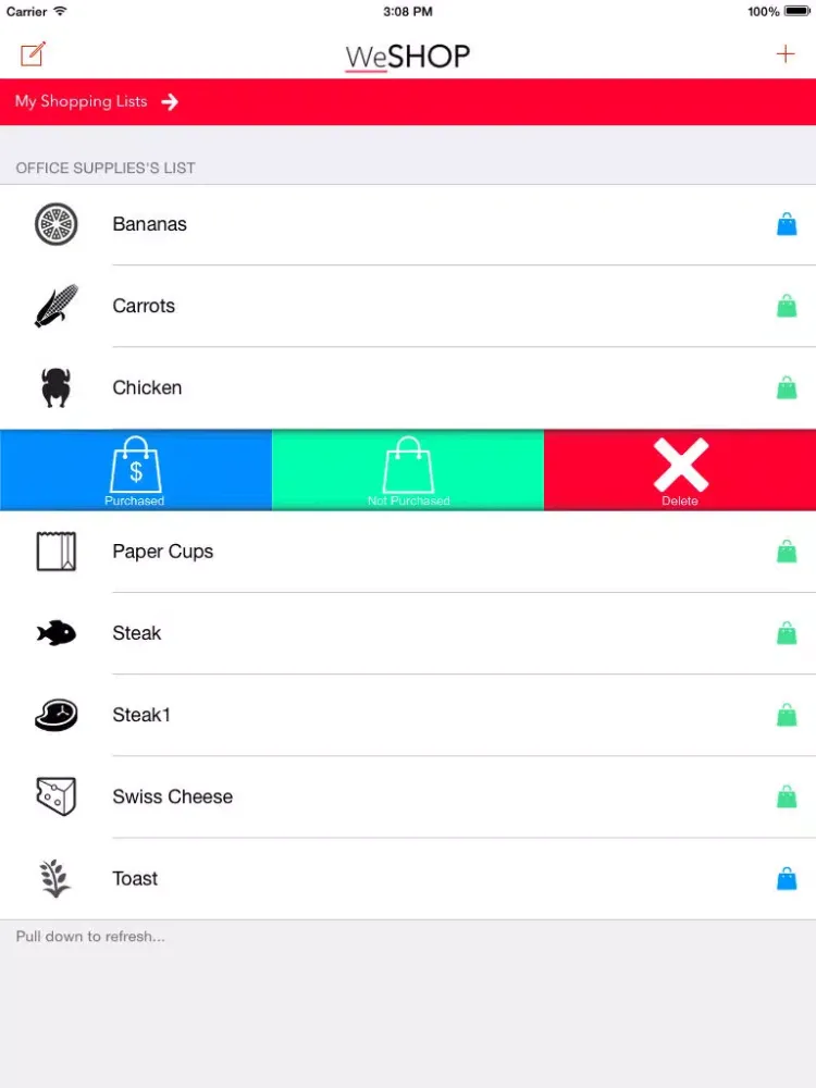 WeSHOP - Shop Together iPad  Ekran Görüntüleri