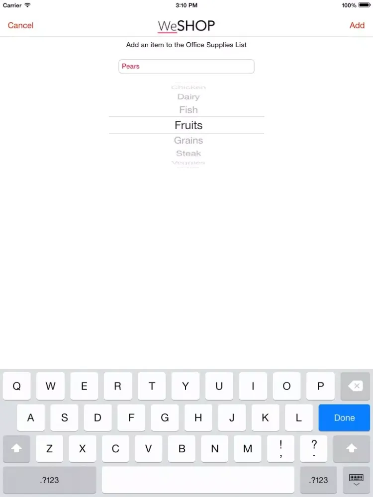 WeSHOP - Shop Together iPad  Ekran Görüntüleri