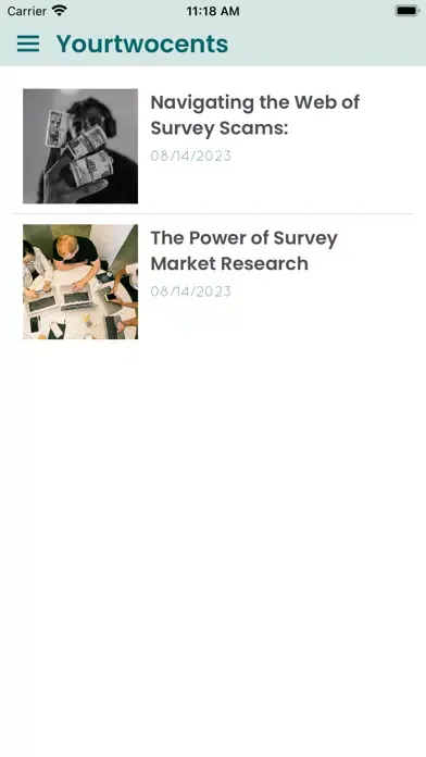 Capturas de tela do Your Two Cents - Paid Surveys