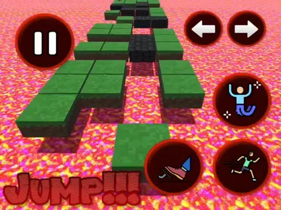 Ảnh chụp màn hình của Jump to Avoid Lava iPad 