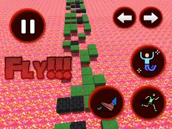 Ảnh chụp màn hình của Jump to Avoid Lava iPad 