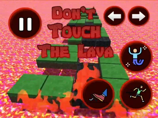 Ảnh chụp màn hình của Jump to Avoid Lava iPad 