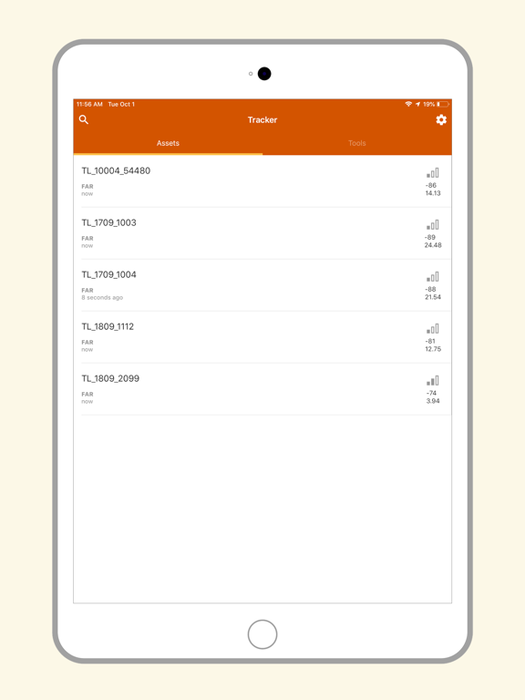 Promatic AssetTracker iPad  سکرین شاٹس