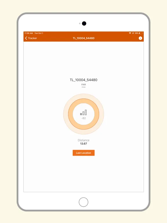 Tangkapan layar Promatic AssetTracker iPad 
