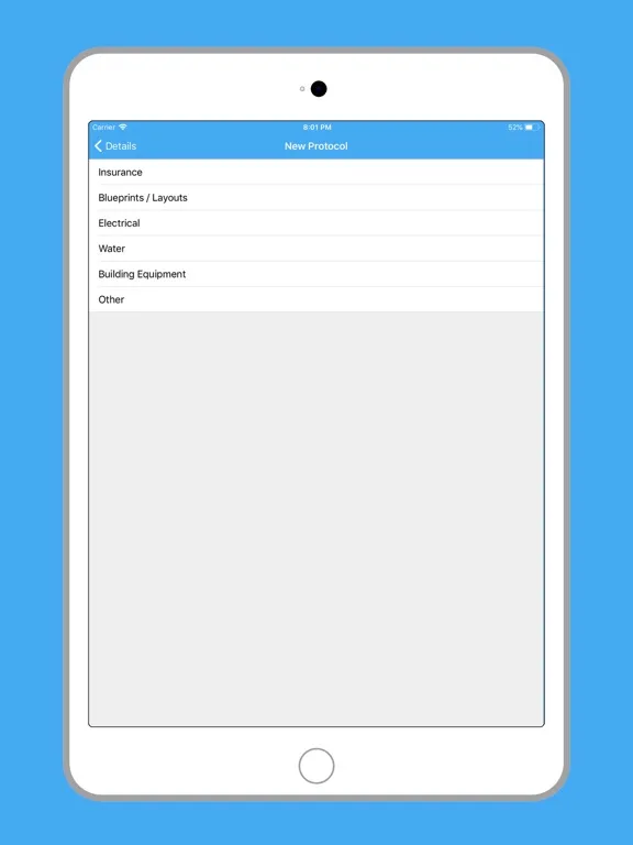ERP Entry iPad  स्क्रीनशॉट