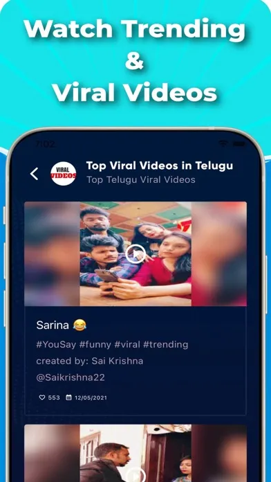 YouSay Short News App Ekran Görüntüleri