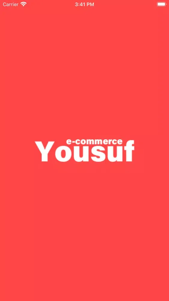 Capturas de tela do Yousuf e-commerce