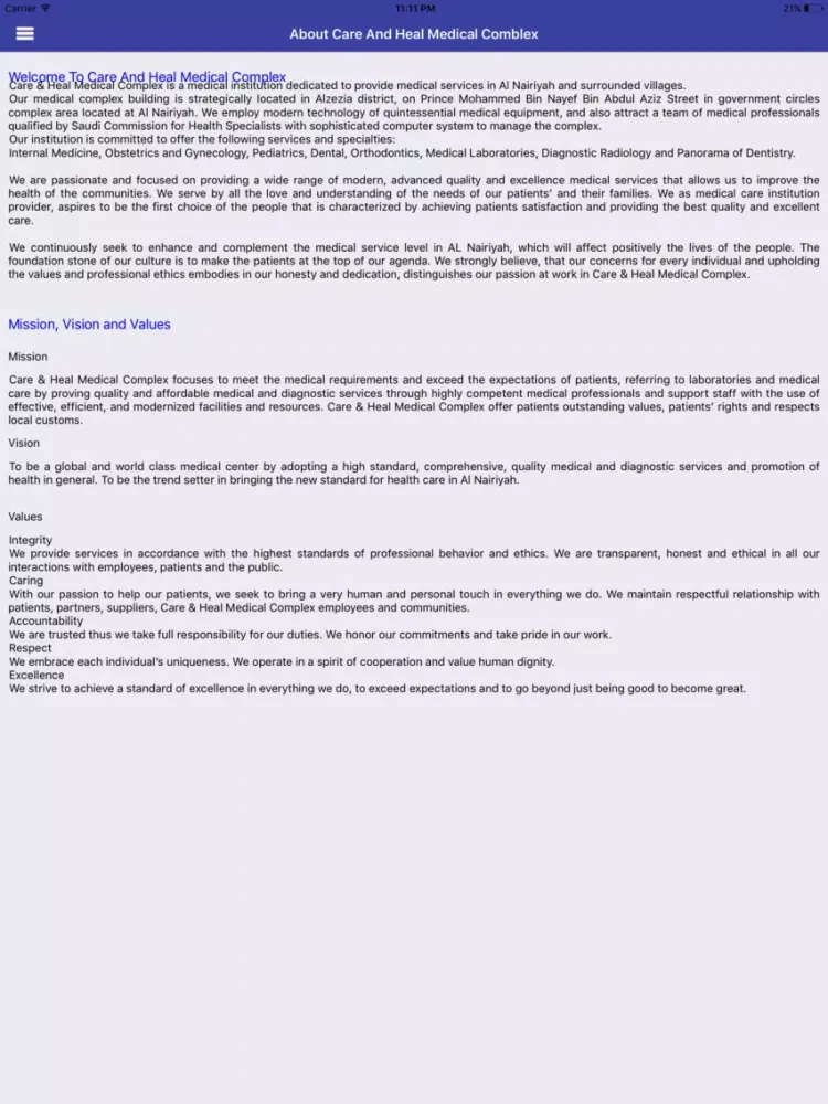 تصاویر Care And Heal iPad 