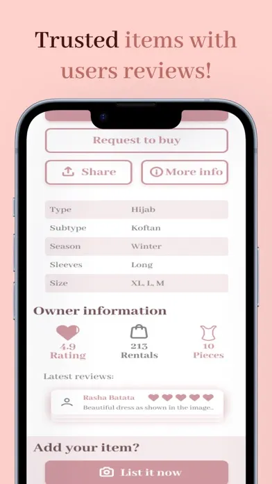 Capturas de pantalla de Stylee: Rent, Buy and Earn!