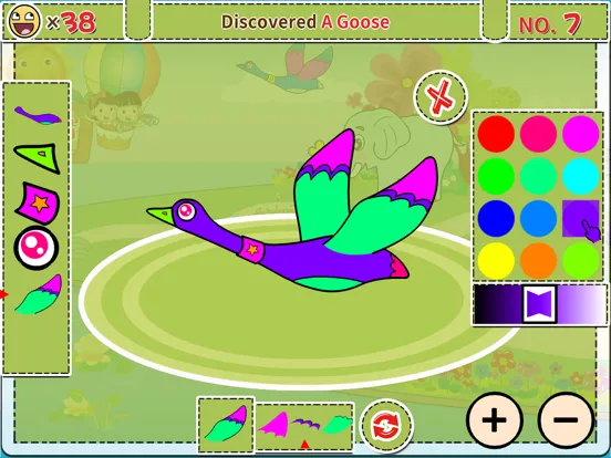 Capturas de pantalla de Animals' Color Shape Puzzle 2+ iPad 
