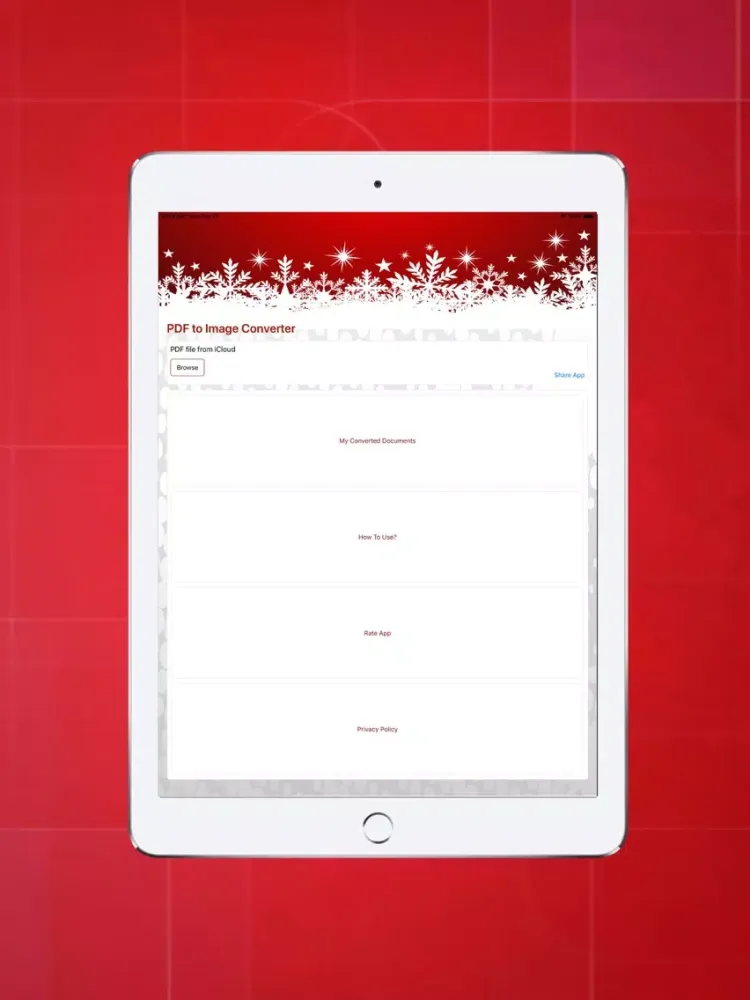 PDF File to Image Converter iPad 應用截圖