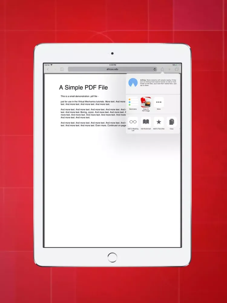 PDF File to Image Converter iPad 應用截圖