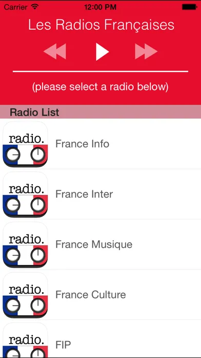 Radio France - Radio Françaises Online FREE (FR) Ekran Görüntüleri