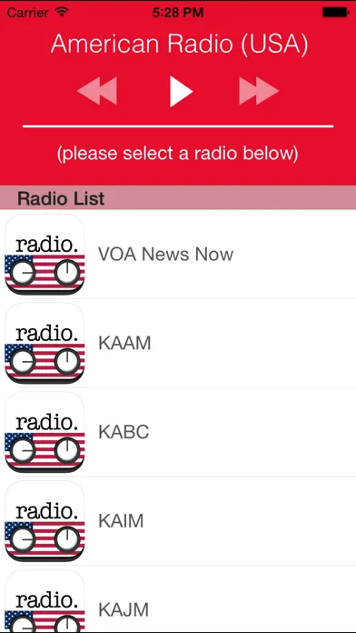 Radio United States of America - FREE Online Radio (US) スクリーンショット