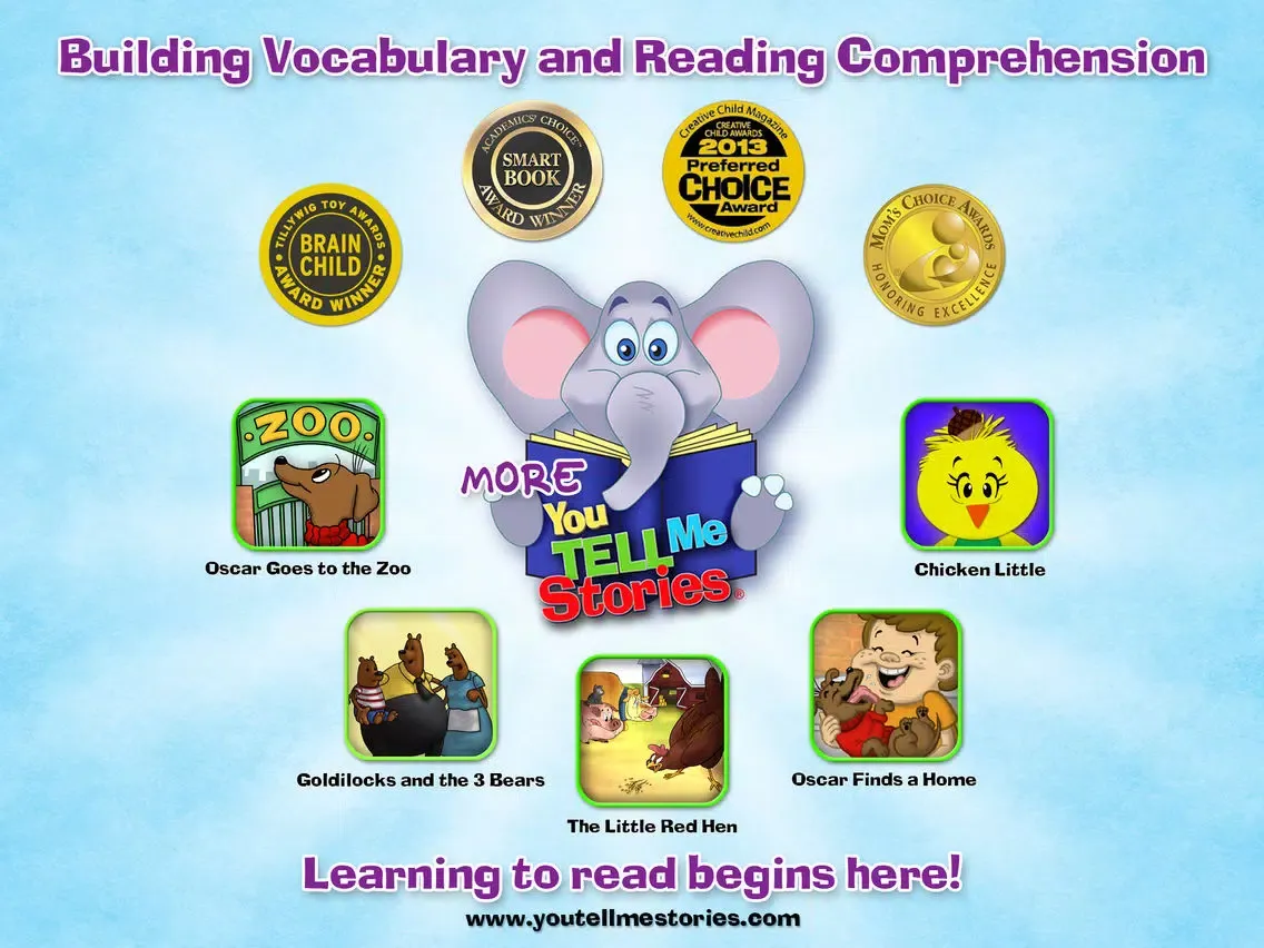 Alfred and the Dragon with WordWinks and Retell, Record & Share iPad  Screenshots