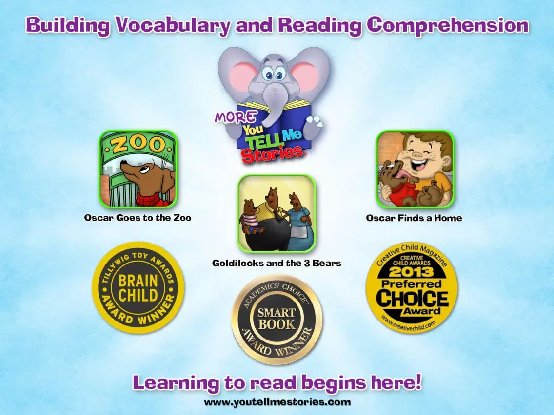 Chicken Little with WordWinks and Retell, Record & Share iPad  Screenshots