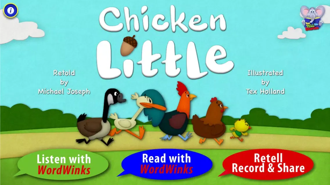 Chicken Little with WordWinks and Retell, Record & Share Screenshots